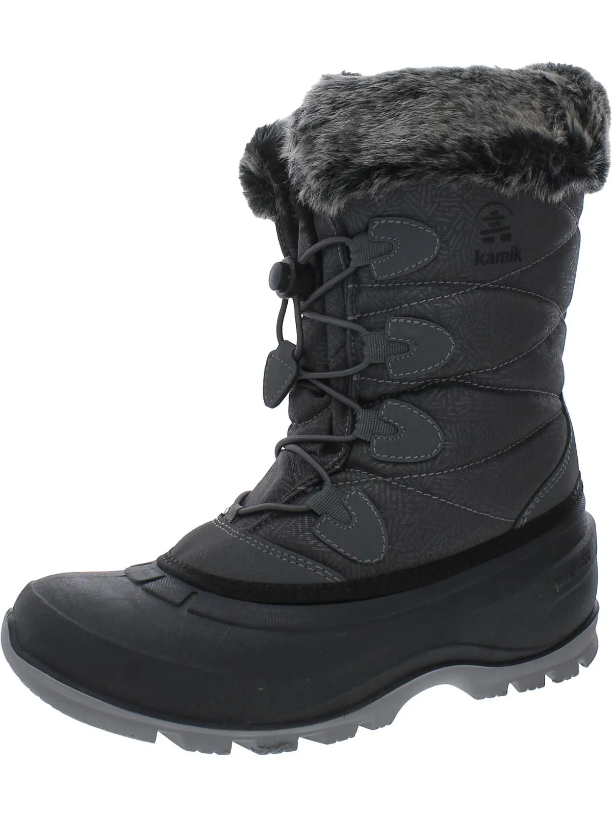 Momentum 3 Womens Quilted Faux Fur Winter & Snow Boots