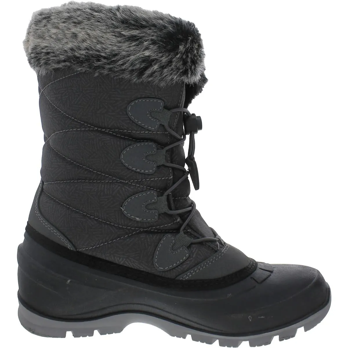 Momentum 3 Womens Quilted Faux Fur Winter & Snow Boots