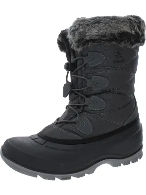 Momentum 3 Womens Quilted Faux Fur Winter & Snow Boots