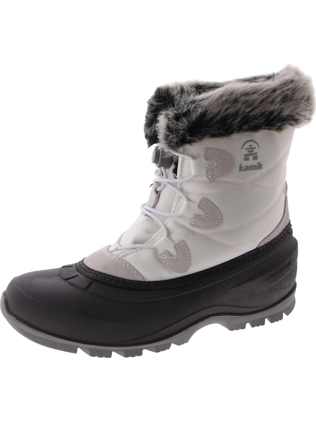 Momentum 3 Womens Quilted Faux Fur Winter & Snow Boots
