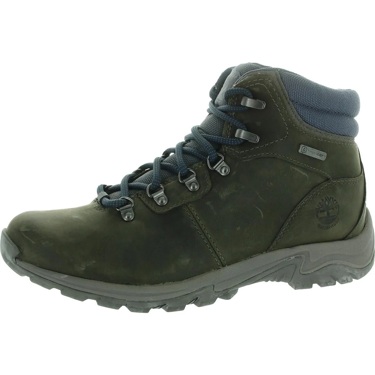 Mt. Maddsen Womens Leather Waterproof Combat & Lace-Up Boots