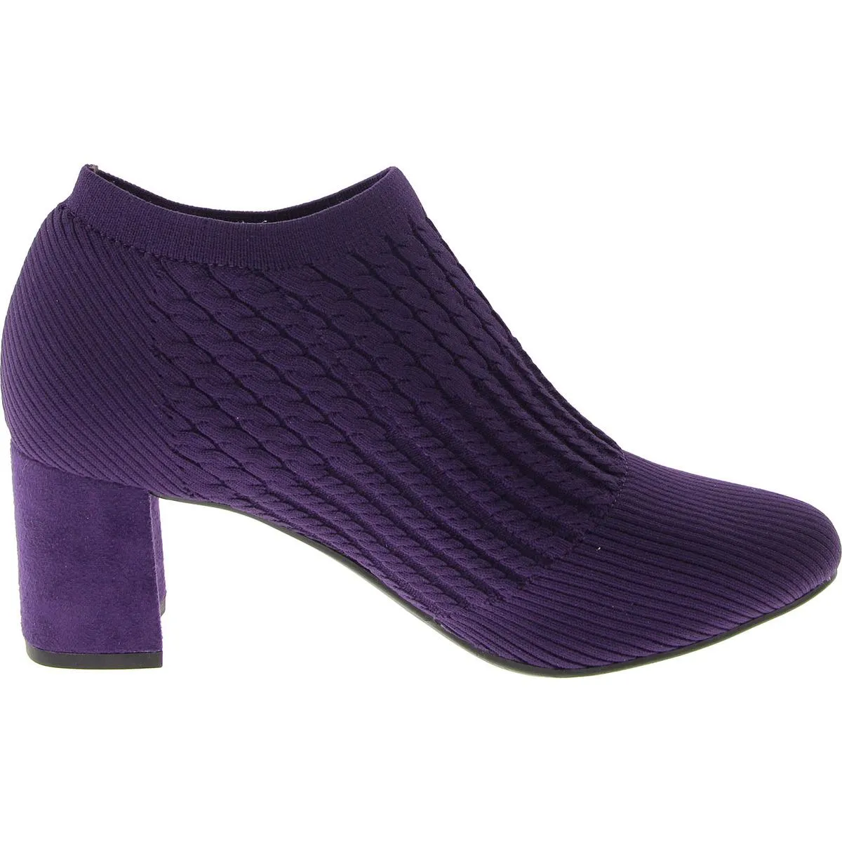 Nancia Womens Knit Slip On Booties