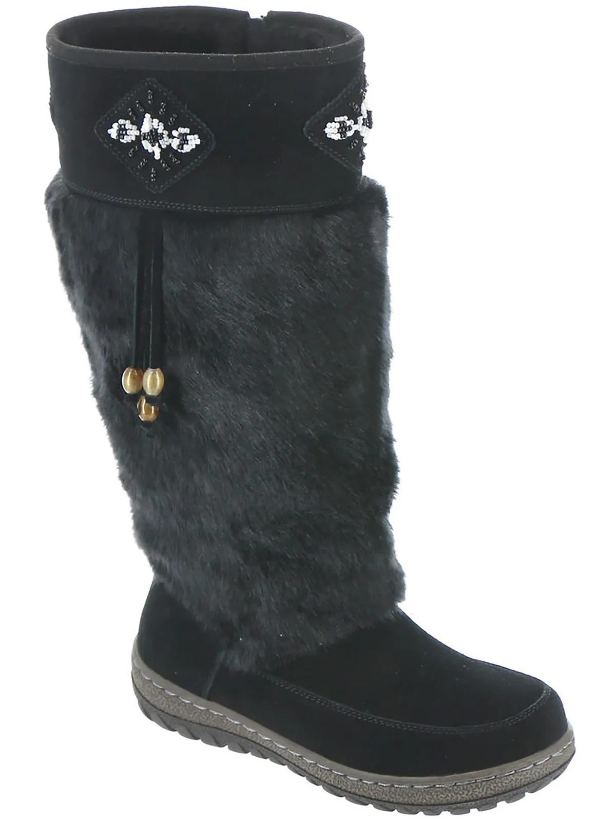 Nika Womens Suede Cold Weather Winter Boots