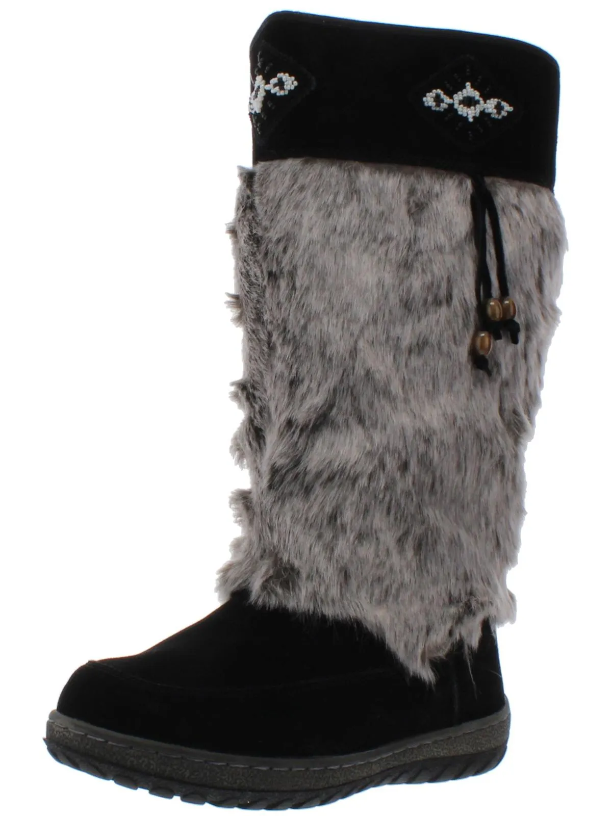Nika Womens Suede Cold Weather Winter Boots
