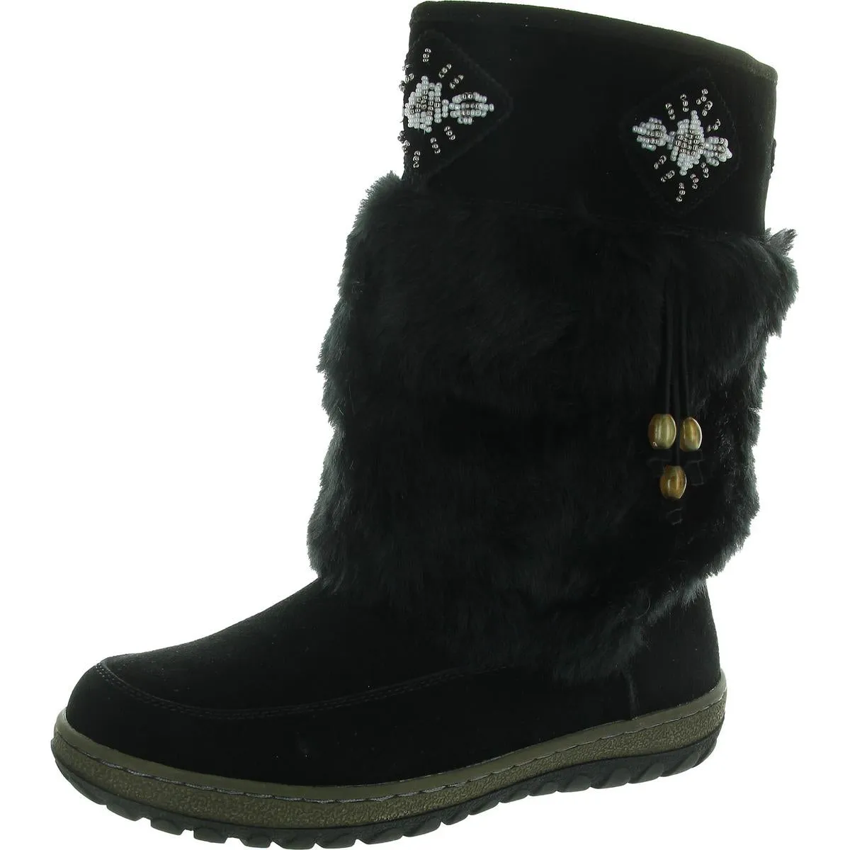 Nita Womens Waterproof Suede Winter & Snow Boots