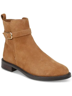 Nolynn Womens Suede Zipper Ankle Boots