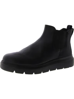 Nouvelle Womens Leather Pull On Chelsea Boots