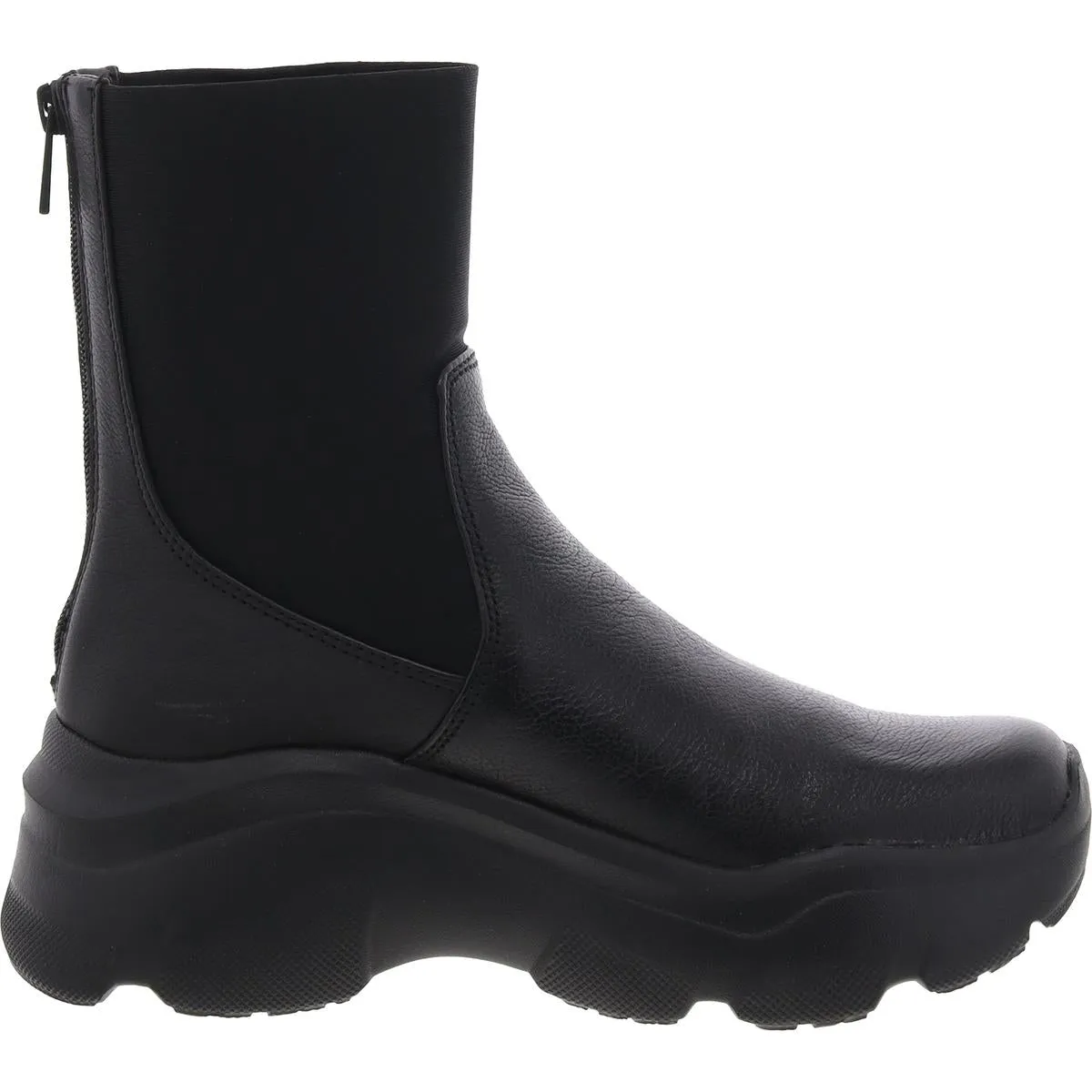 Oaklee Womens Water Resistant Leather Ankle Boots