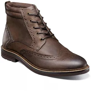 Odell Mens Perforated Leather Chelsea Boots