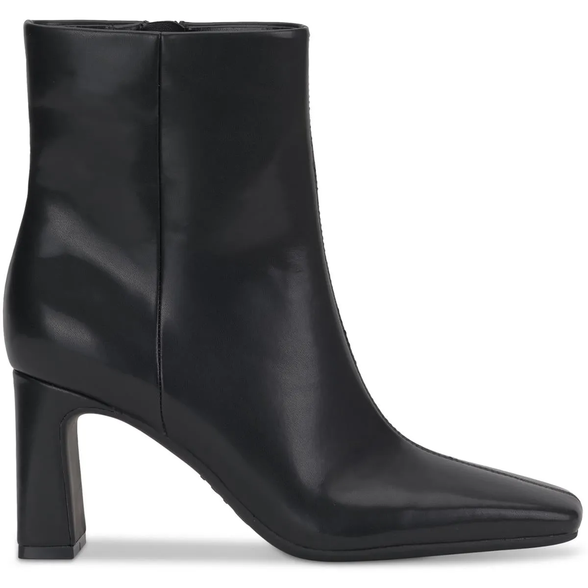 Odelya Womens Faux Leather Square Toe Mid-Calf Boots
