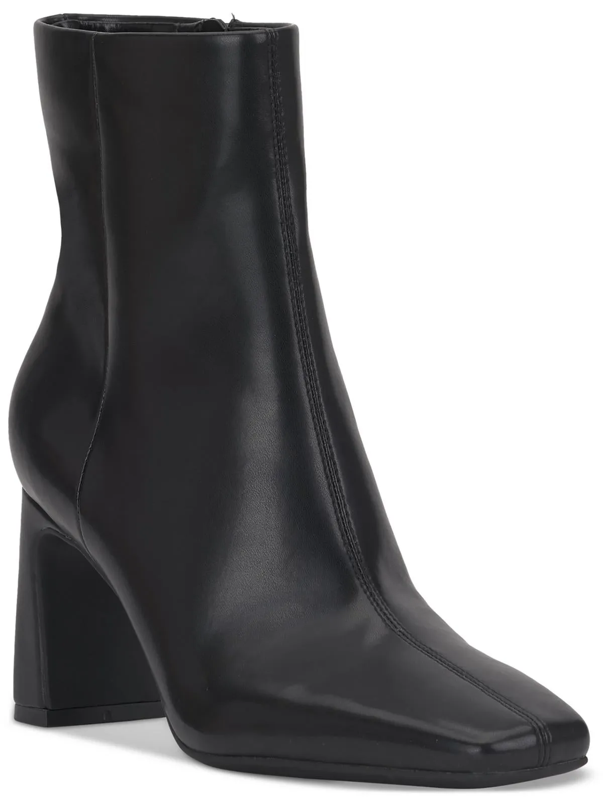 Odelya Womens Faux Leather Square Toe Mid-Calf Boots