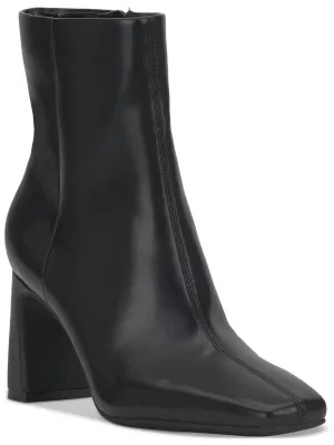 Odelya Womens Faux Leather Square Toe Mid-Calf Boots