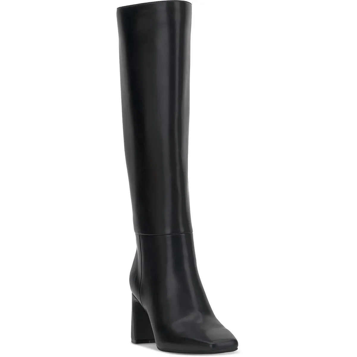 Odinap Womens Block Heel Man Made Knee-High Boots