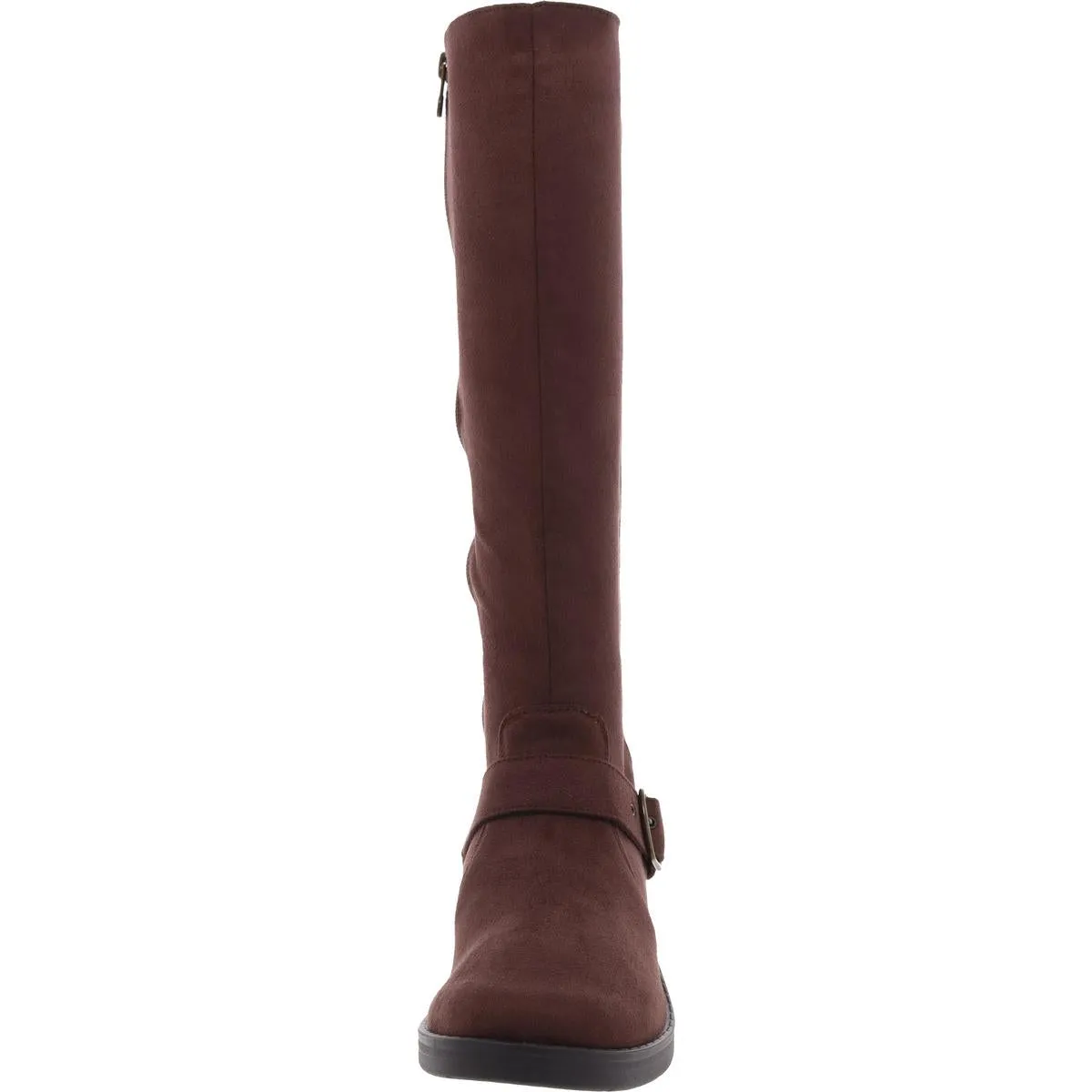 OLYMPIA Womens Zipper Man Made Knee-High Boots