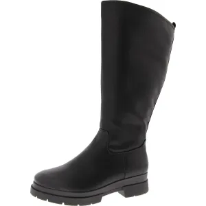 Orchid Womens Faux Leather Padded Insole Knee-High Boots