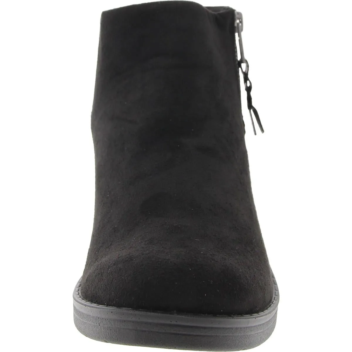Outgoing Womens Faux Suede Snake Print Ankle Boots