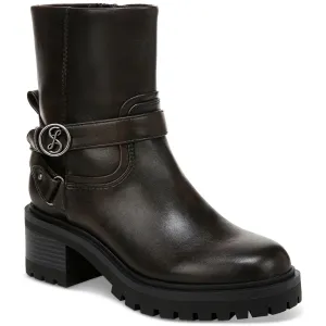 OWEN  Womens Logo Manmade Ankle Boots