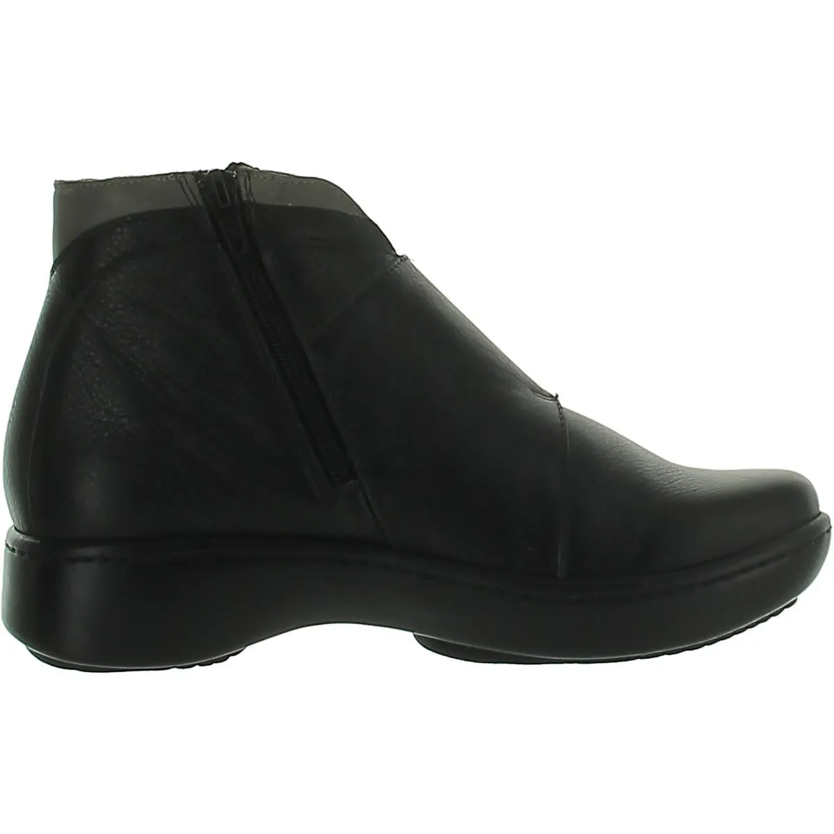 Pacific Womens Leather Adjustable Ankle Boots