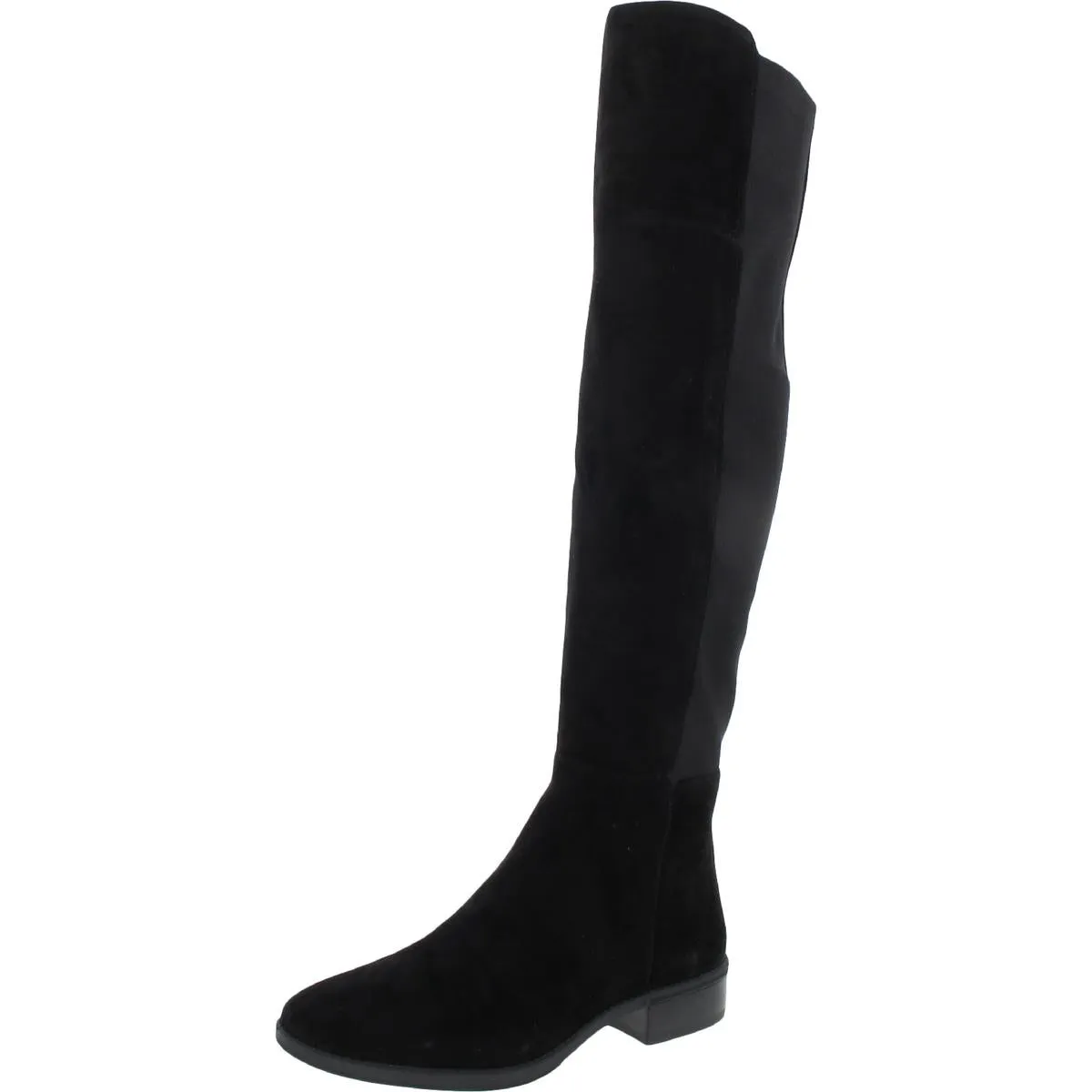Pam Womens Zipper Suede Over-The-Knee Boots