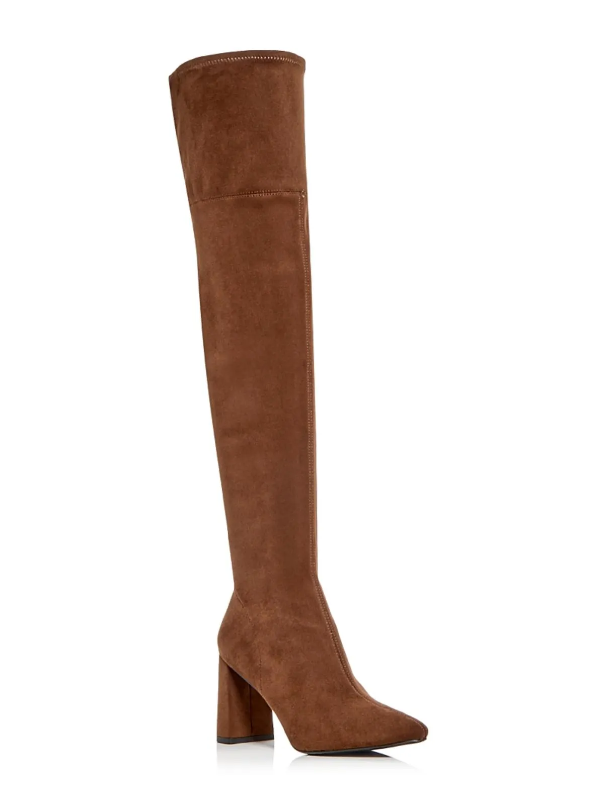 Parisah 2 Womens Faux Suede Pointed Toe Over-The-Knee Boots