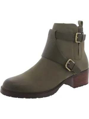 PARVANIGO Womens Leather Round toe Ankle Boots