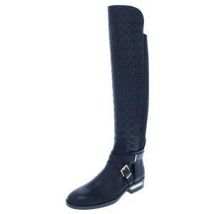 Patira Womens Quilted Leather Over-The-Knee Boots