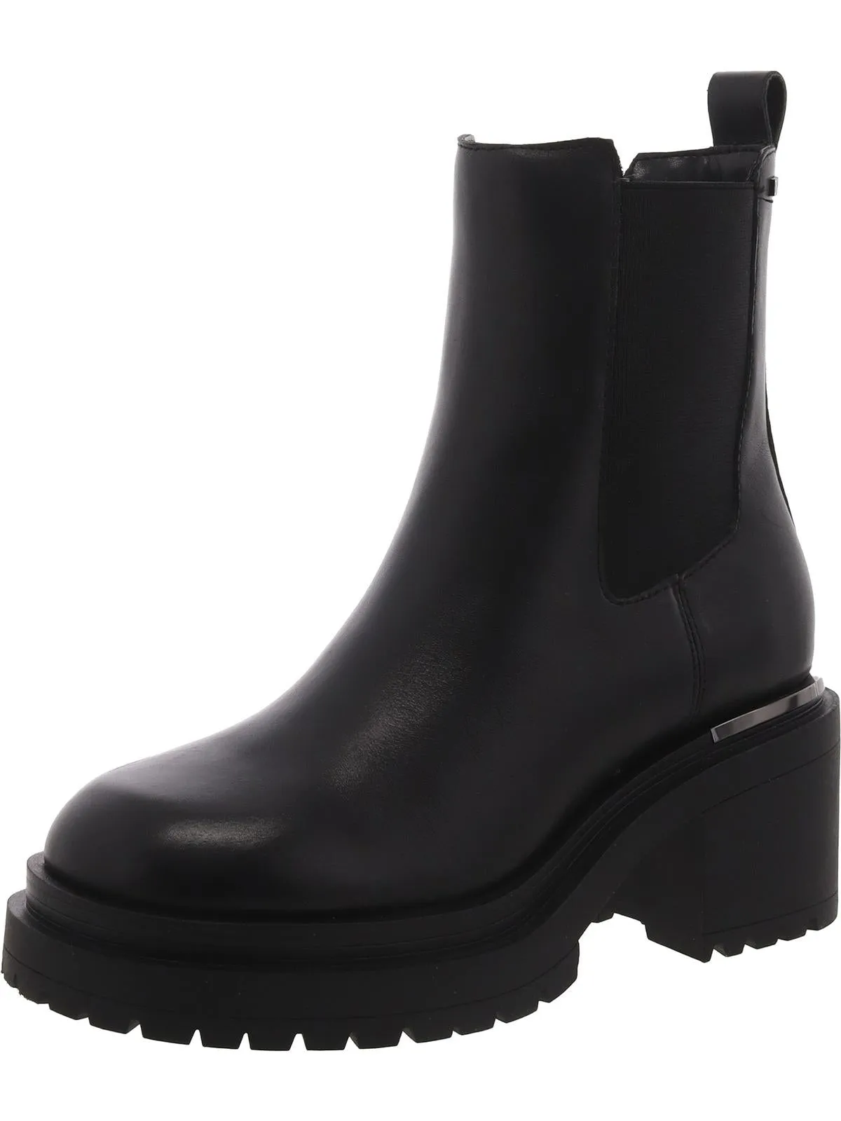 Patria Womens Leather Pull-On Chelsea Boots