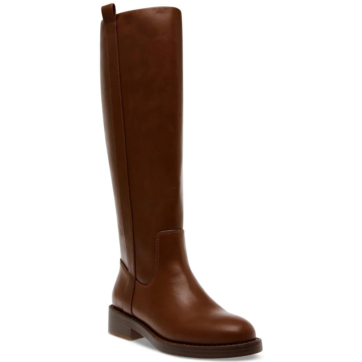 Pennie Womens Faux Leather Riding Knee-High Boots