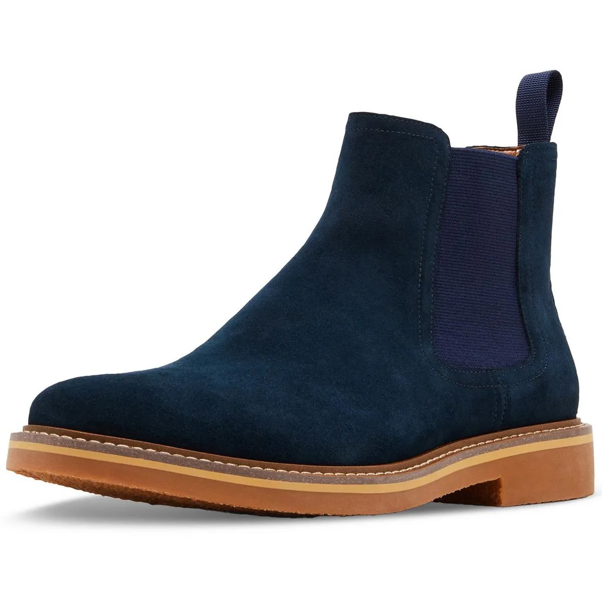 Persee Mens Comfort Insole Suede Booties