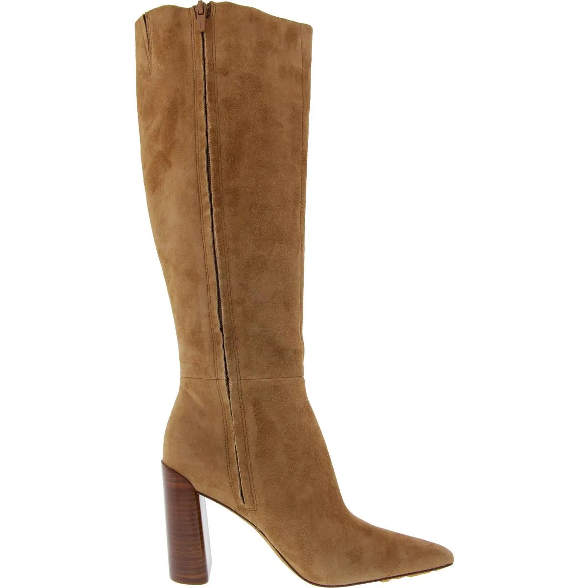 Pilar Womens Zipper Pointed Toe Knee-High Boots