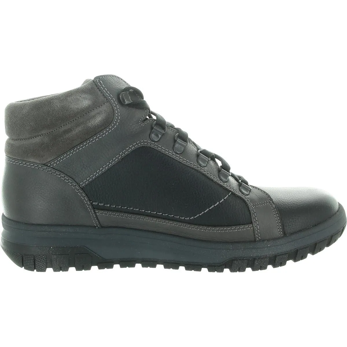 Pitt Mens Water Resistant Leather Combat & Lace-Up Boots