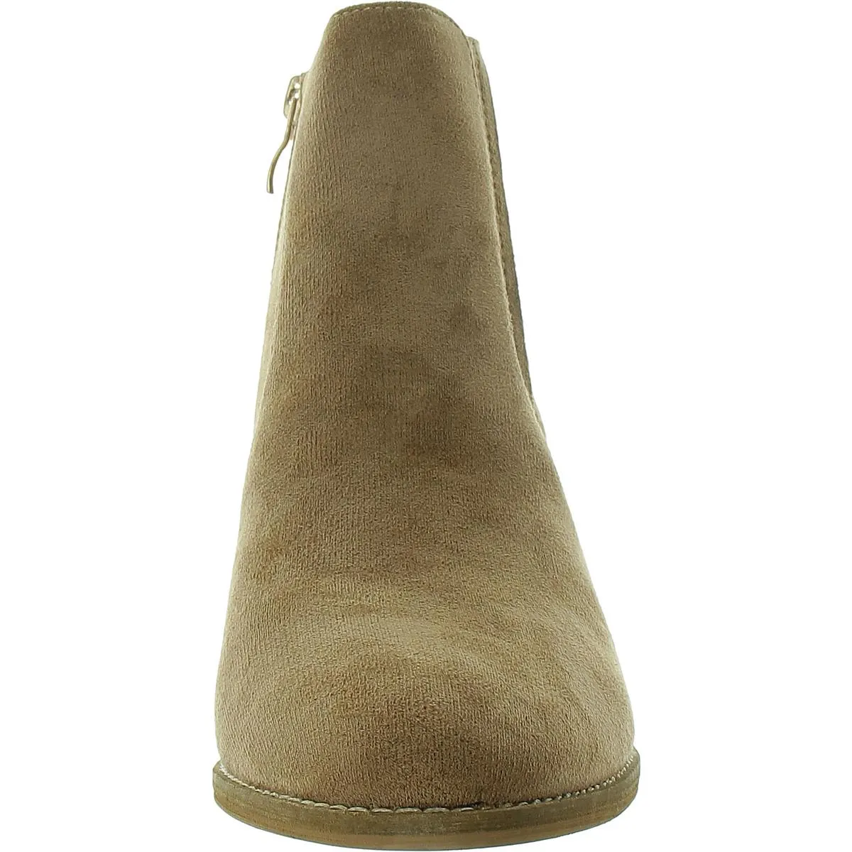 Potion Womens Cushioned Footbed Faux Suede Ankle Boots