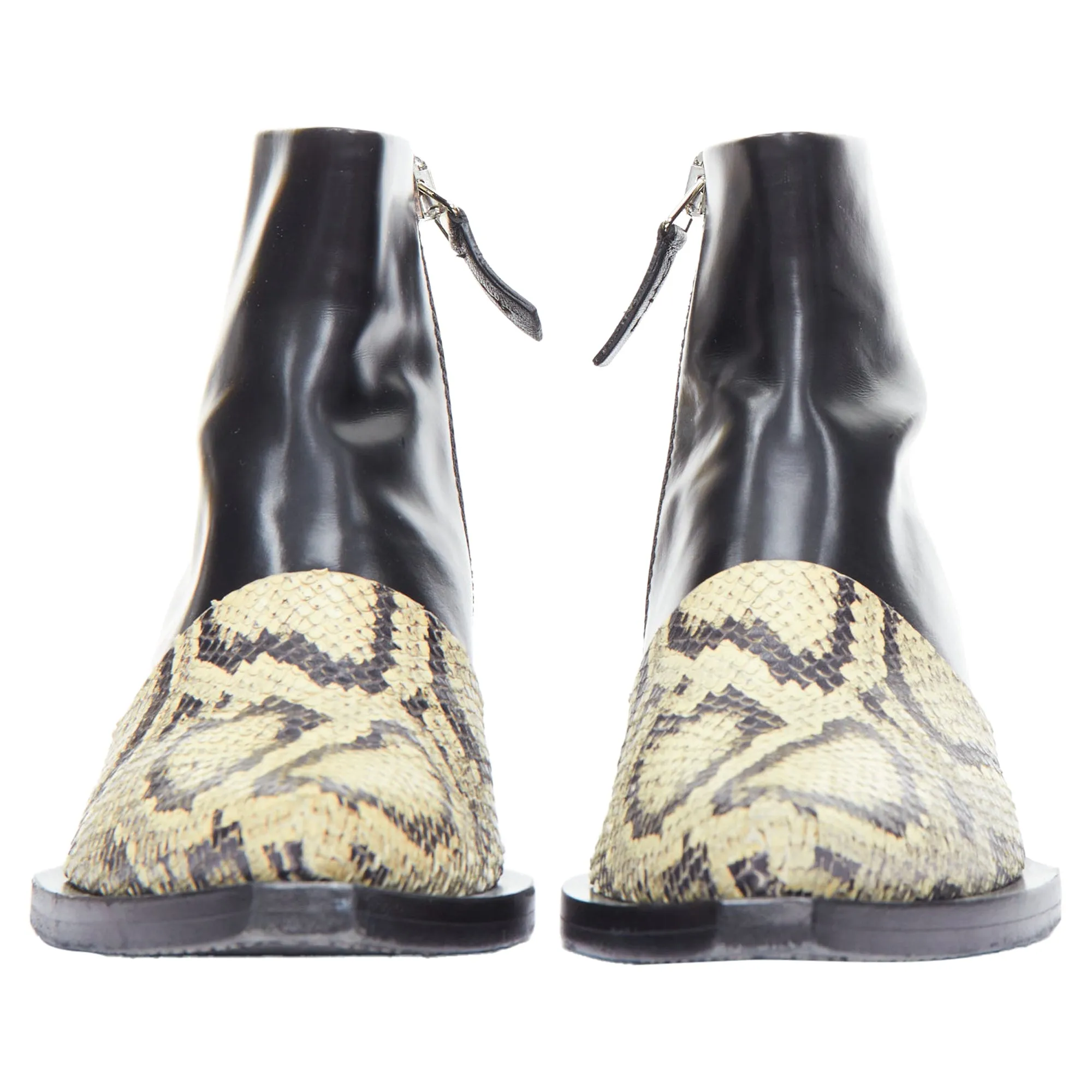 Proenza Schouler Scaled Leather Cuban Ankle Boot