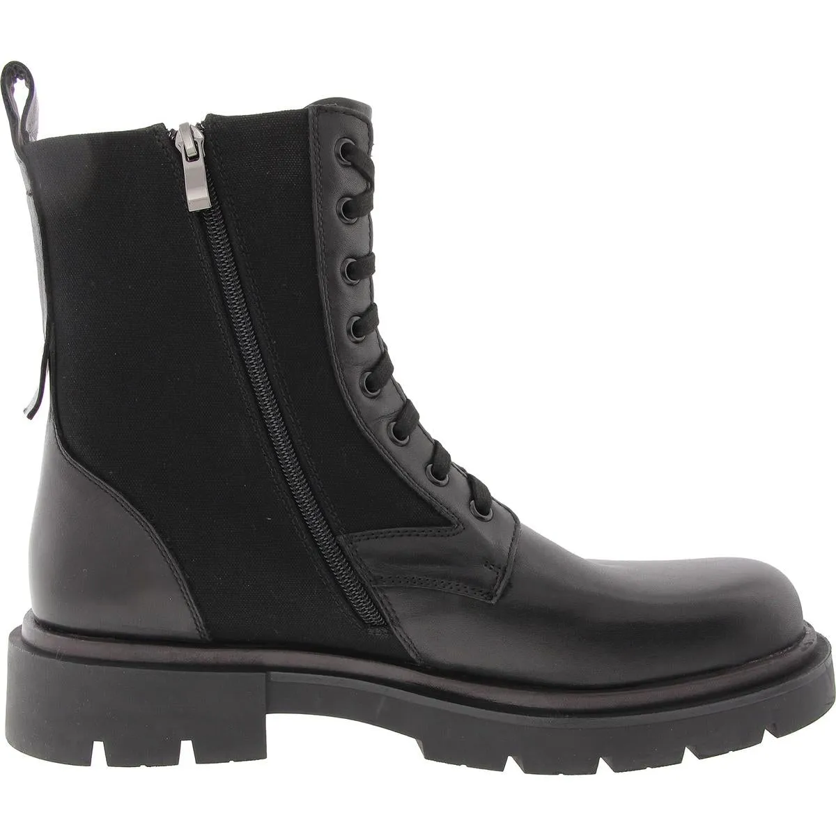 Racine Mens Lace-Up Leather Combat & Lace-Up Boots