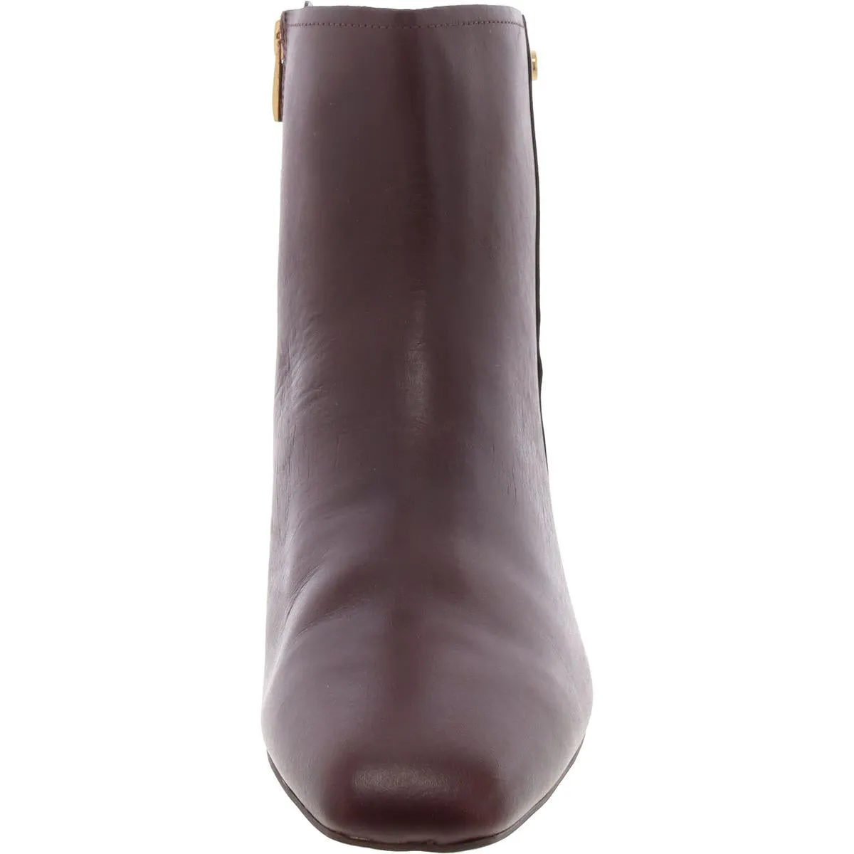 Raffee Womens Zipper Leather Booties