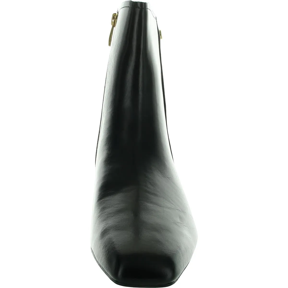 Raffee Womens Zipper Leather Booties