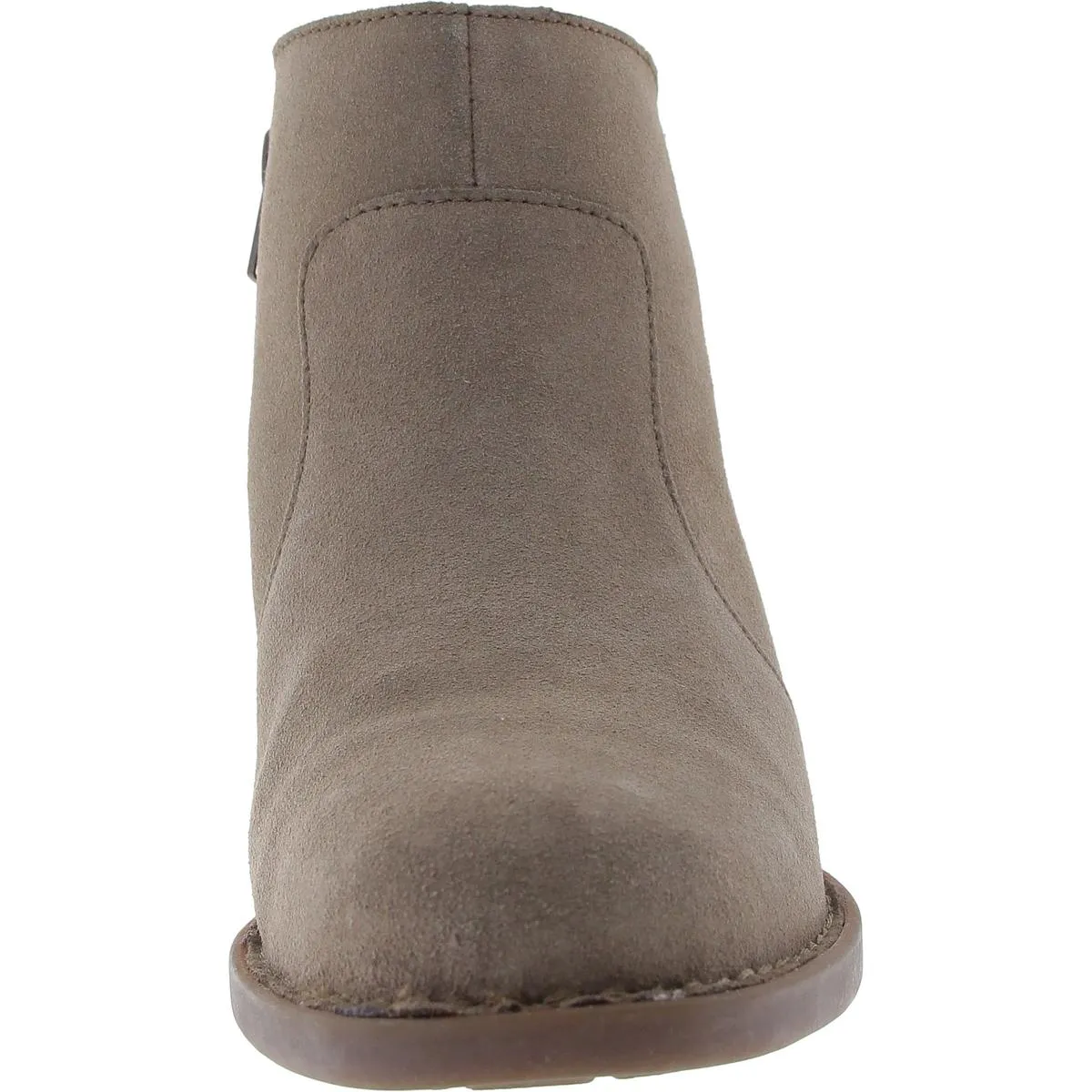 Rani Womens Suede Block Heel Ankle Boots