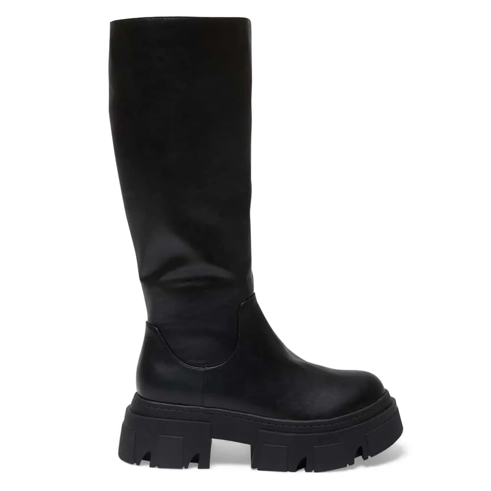 Rapture Boot in Black Smooth
