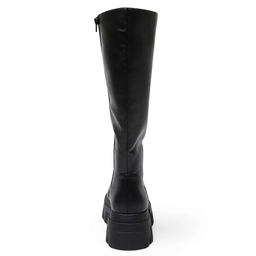 Rapture Boot in Black Smooth
