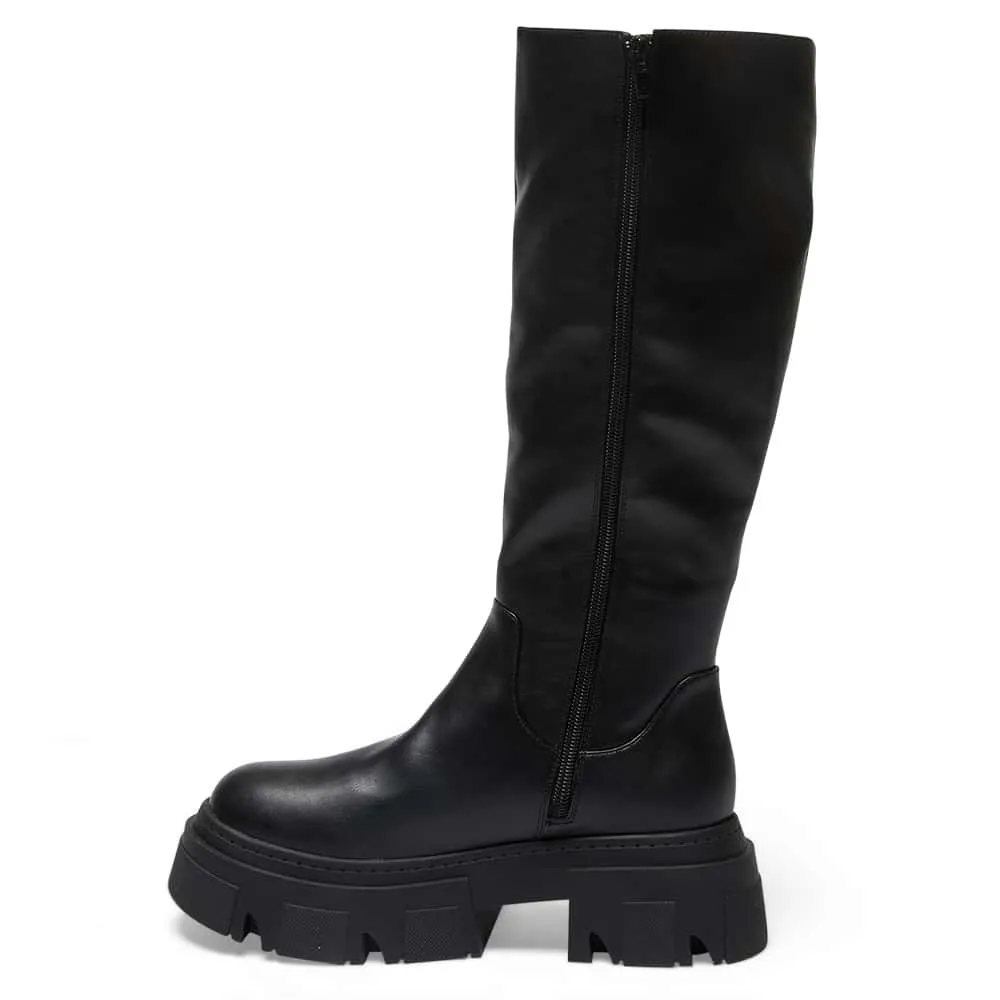 Rapture Boot in Black Smooth