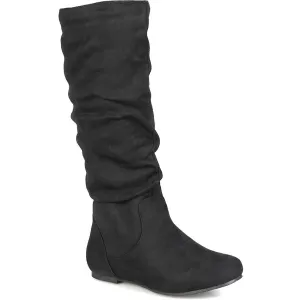 Rebecca Womens Slouchy Faux Suede Knee-High Boots