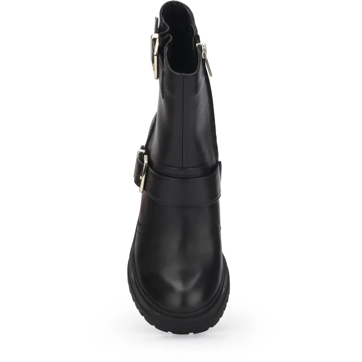 Rhode Womens Buckle Zipper Mid-Calf Boots