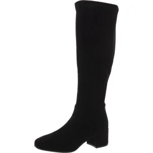 Rida Stretch Boot Womens Zipper Faux Suede Knee-High Boots