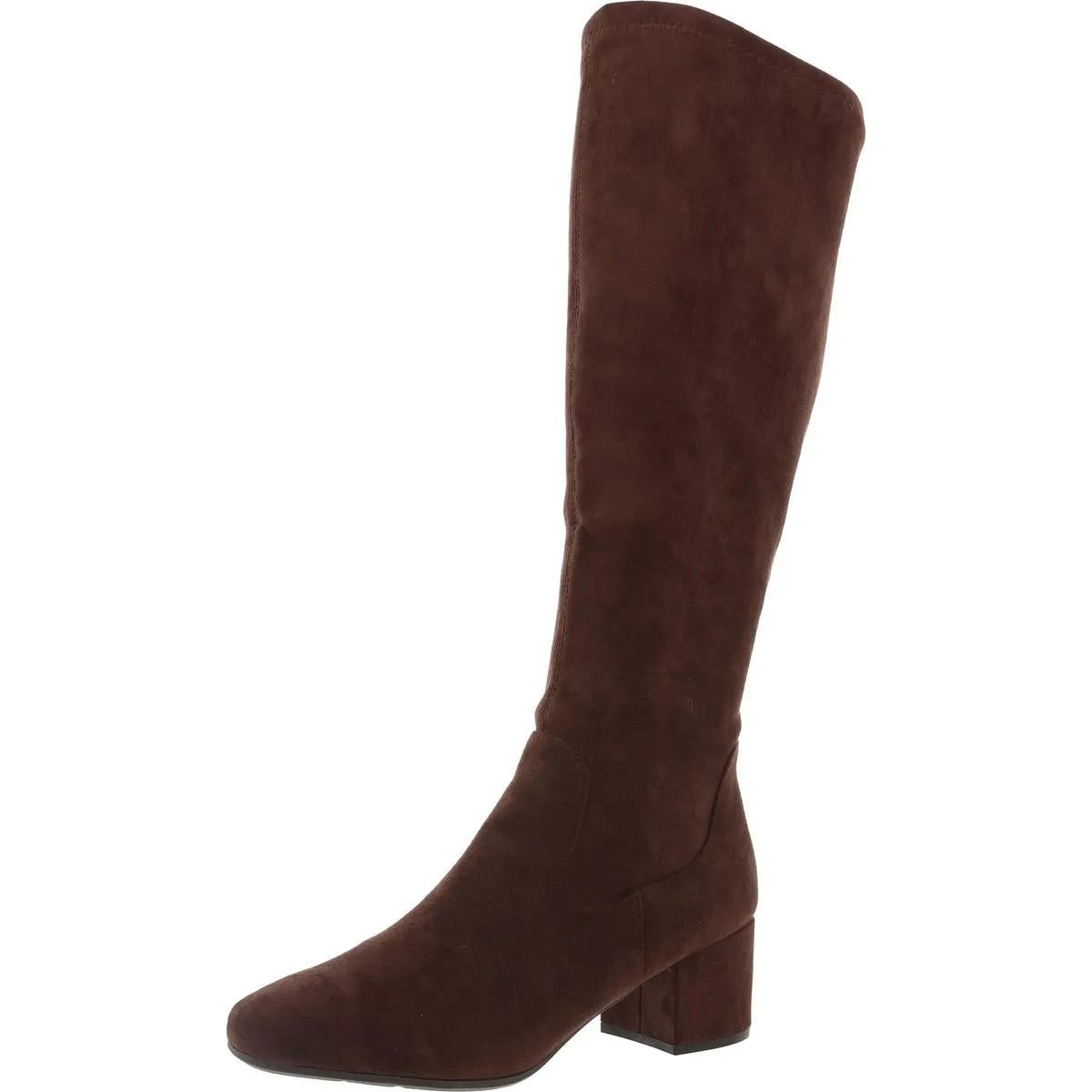 Rida Stretch Boot Womens Zipper Faux Suede Knee-High Boots