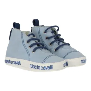 Roberto Cavalli Kids Baby Blue Boot