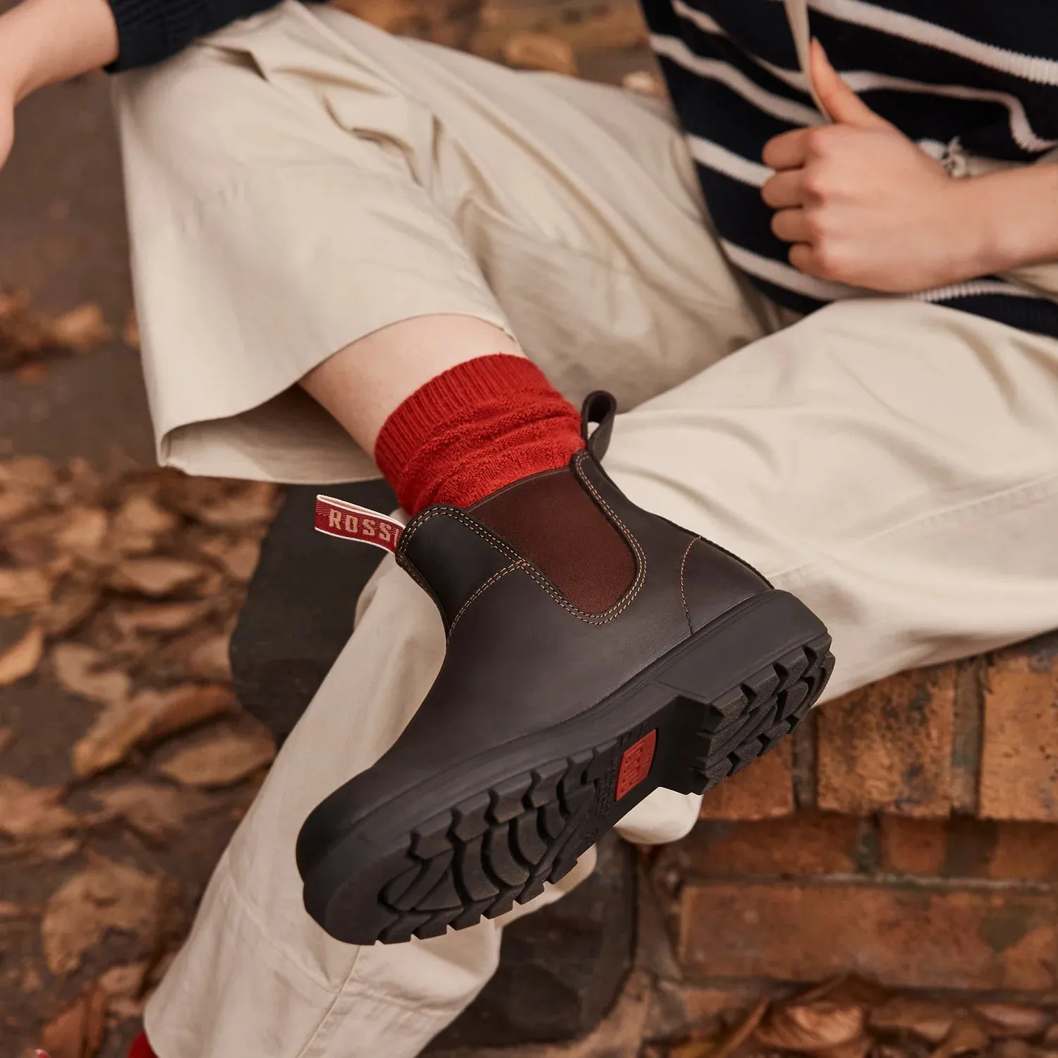 Rossi 303 Endura Brown Leather Chelsea Boots