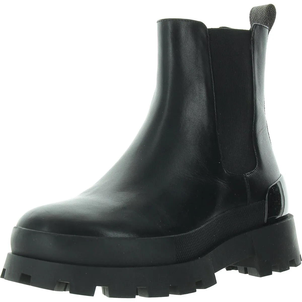 Rowan Womens Lugged Sole Leather Chelsea Boots
