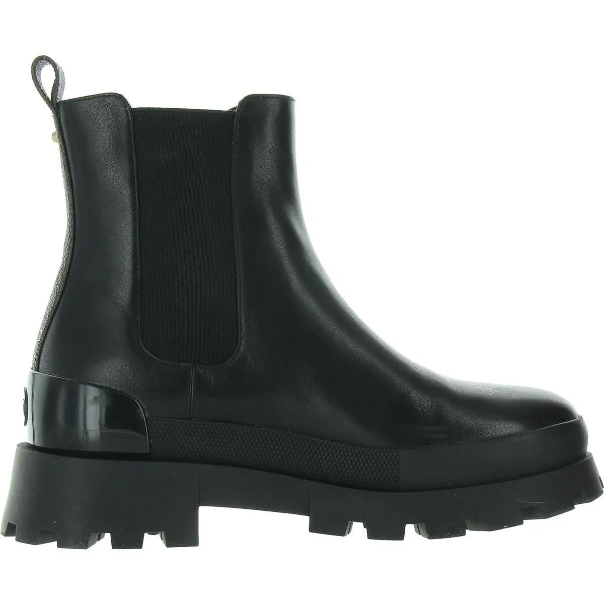Rowan Womens Lugged Sole Leather Chelsea Boots