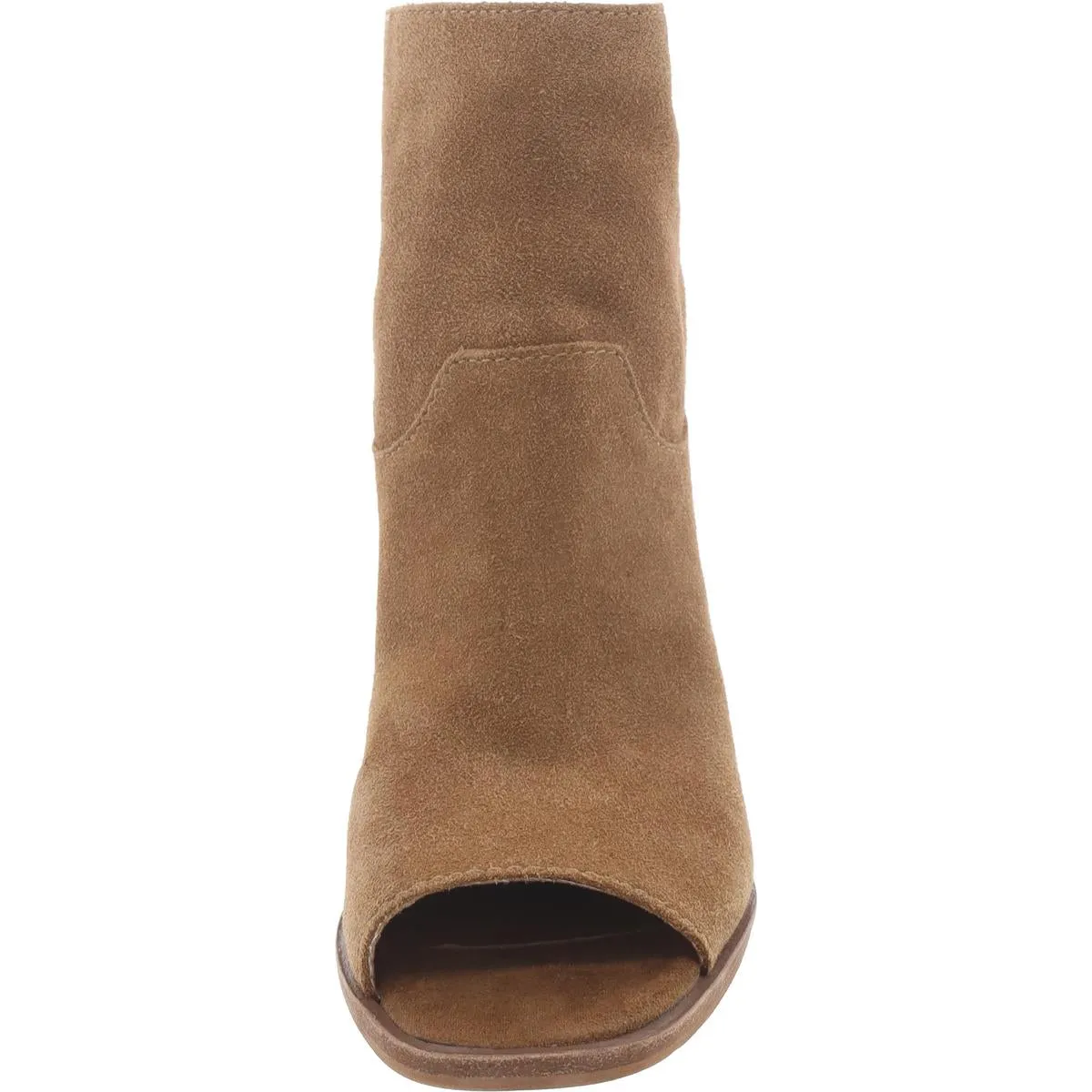 Ryemi Womens Slip On Open Toe Booties