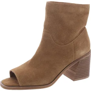 Ryemi Womens Slip On Open Toe Booties